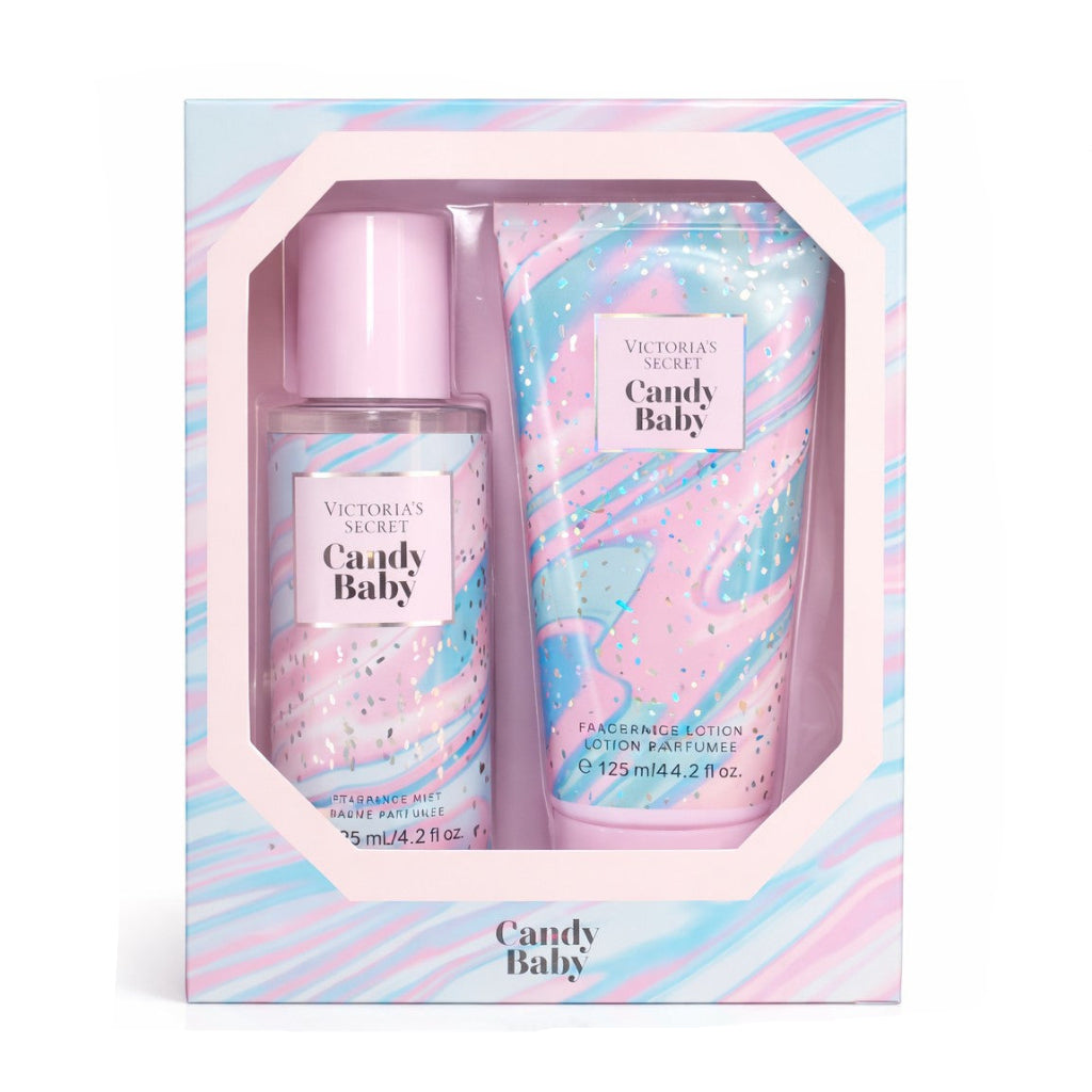 Victoria's Secret Candy Baby Fragrance Mist and Lotion Gift Set (2x125ml)