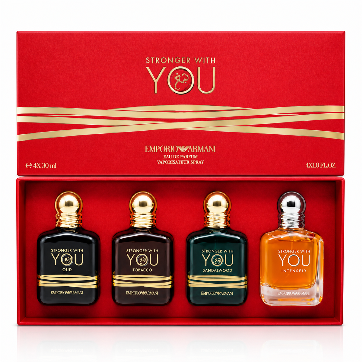 Emporio Armani Stronger With You men's miniature gift set (4 x 35ml)