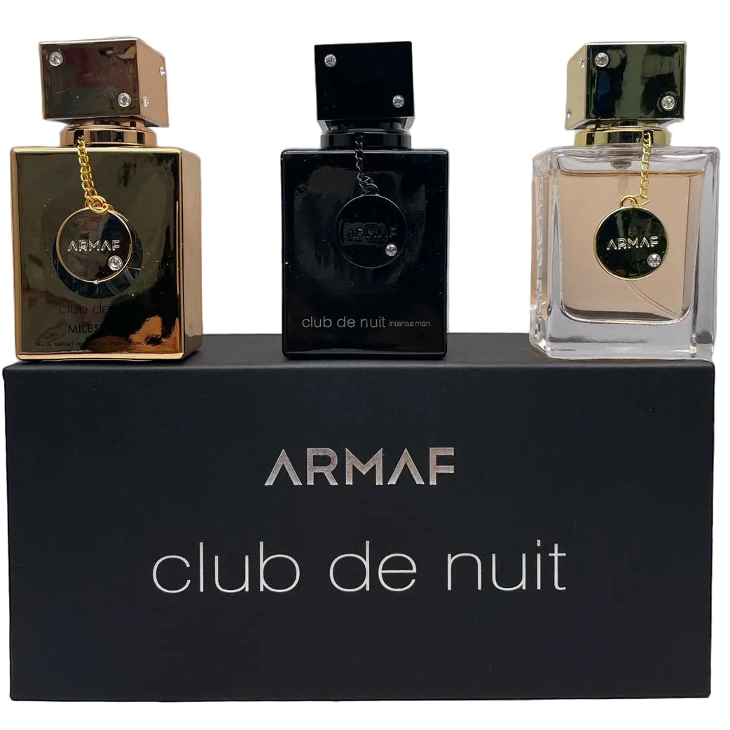 Armaf Club De Nuit Parfum gift set (3x30ml)