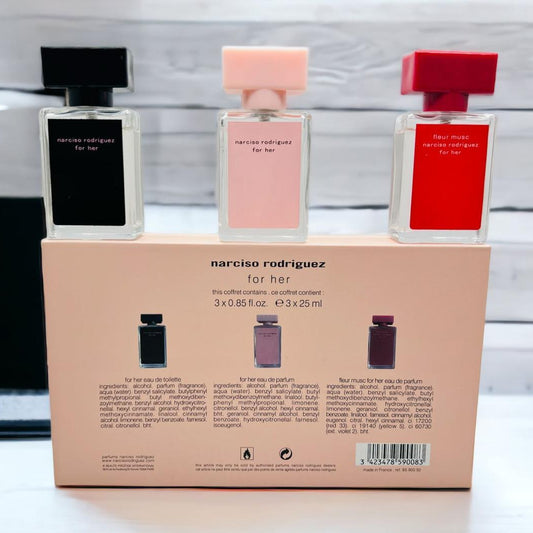 Narciso Rodriguez For Her gift set (3x25ml)
