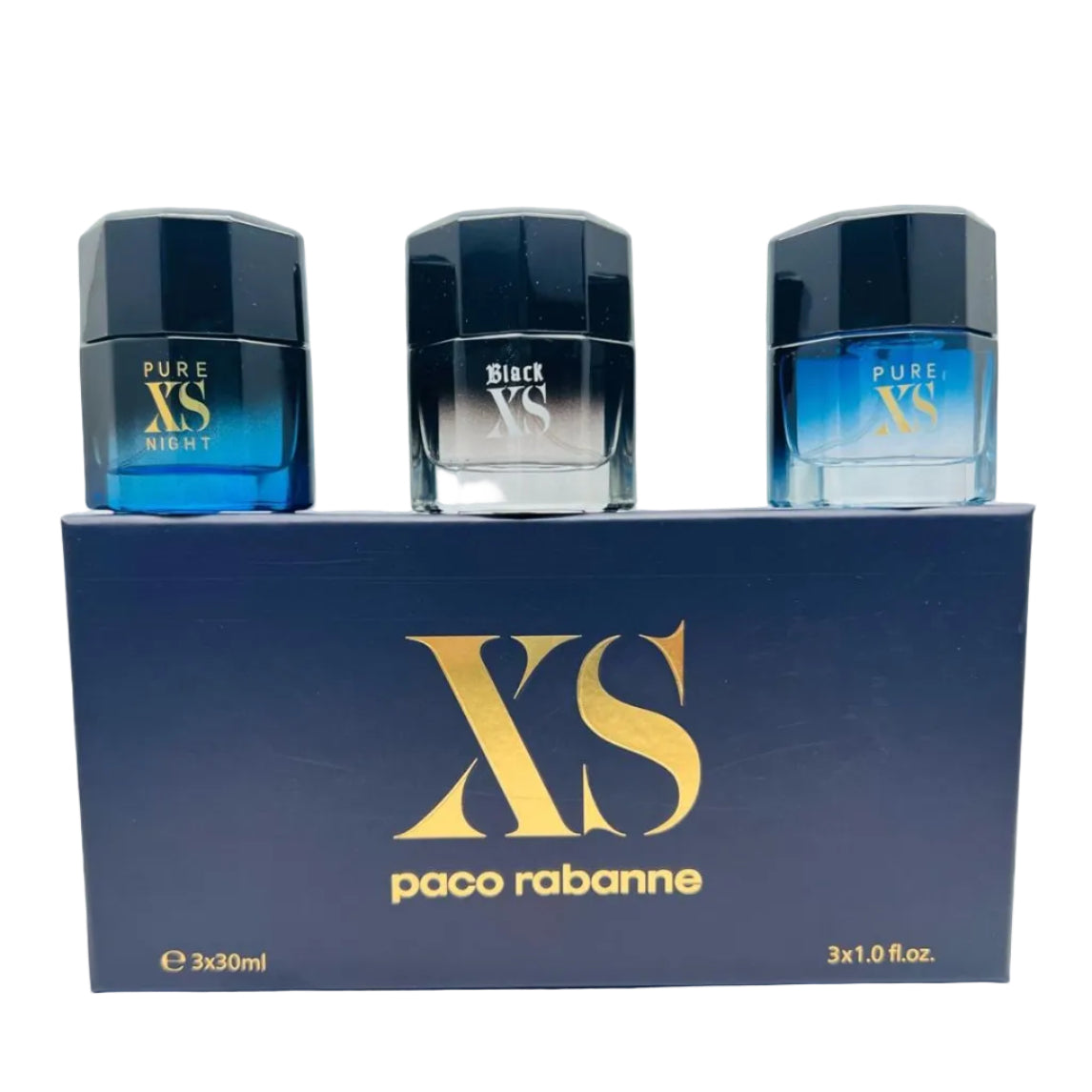 Paco Rabanne Pure XS fragrance gift set (3x30ml)