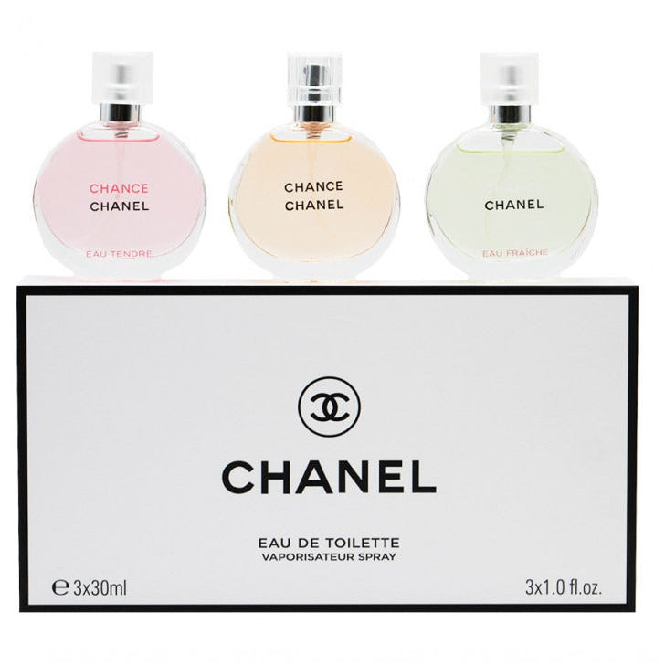 Chanel Chance Eau De Toilette Gift Set (3x30ml)