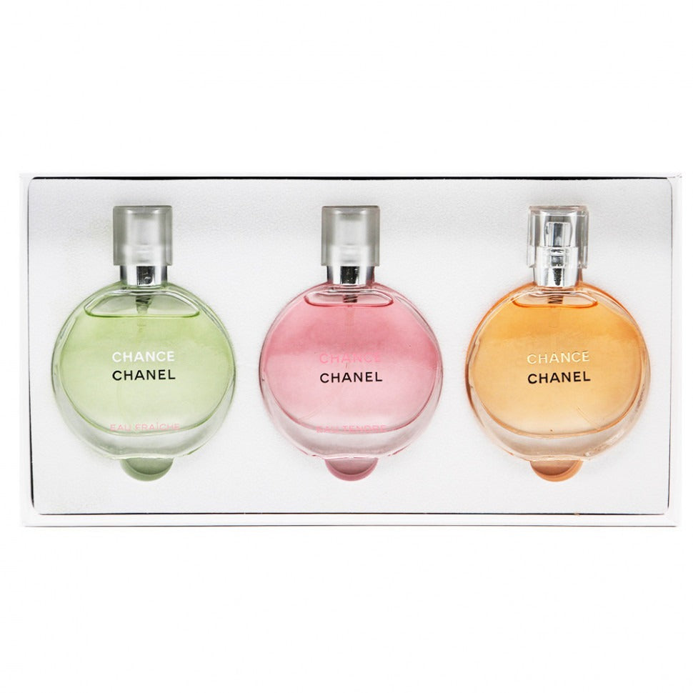 Chanel Chance Eau De Toilette Gift Set (3x30ml)