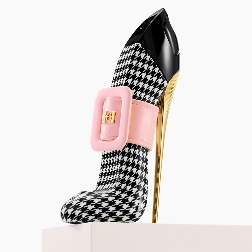 carolina herrera good girl blush tweed talk